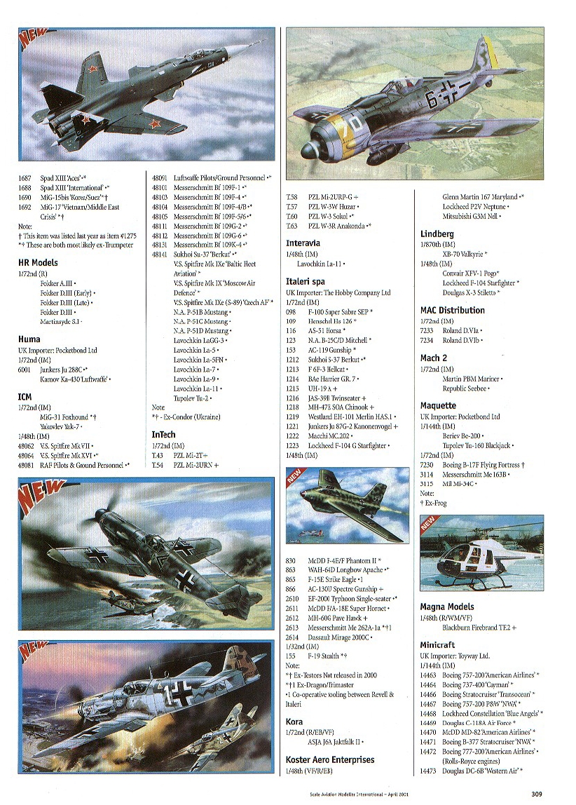 Scale Aviation Modeller International 2001-04